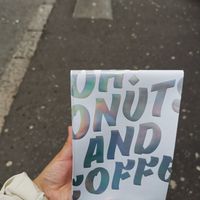 Cute bag at Oh Donuts & Coffee in Belfast