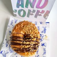 Caramelised Banana & Hazelnut donut at Oh Donuts & Coffee in Belfast