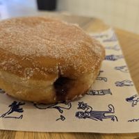 Raspberry filled at Oh Donuts & Coffee in Belfast