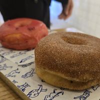 Cinnamon sugar at Oh Donuts & Coffee in Belfast