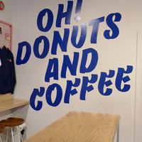 Interior at Oh Donuts & Coffee in Belfast