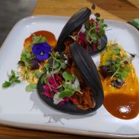Banh mi sandwich at Roots & Rolls in Barcelona
