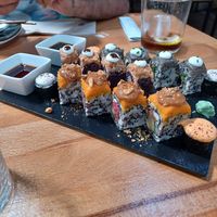 Sushi at Roots & Rolls in Barcelona