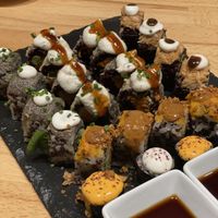 Dégustation platter  at Roots & Rolls in Barcelona