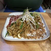 pad thai  at Roots & Rolls in Barcelona