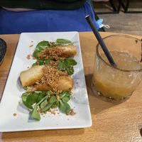 crunchy rollitas  at Roots & Rolls in Barcelona