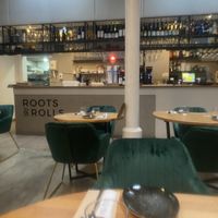 Decor at the back   at Roots & Rolls in Barcelona