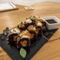 Say cheese roll  at Roots & Rolls in Barcelona