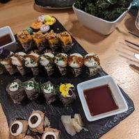 39 Euro sushi platter at Roots & Rolls in Barcelona