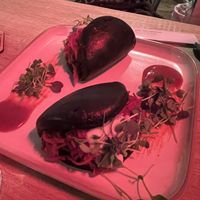 bao deluxe = sooo yummy   at Roots & Rolls in Barcelona