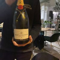 Champagne!!!  at Roots & Rolls in Barcelona