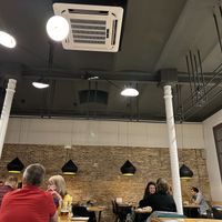 Spacious, relaxed seating   at Roots & Rolls in Barcelona