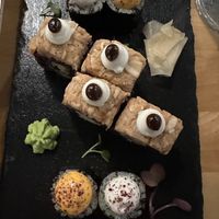 Sushi not cakes!  at Roots & Rolls in Barcelona