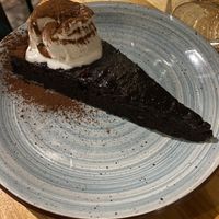 Choco cake  at Roots & Rolls in Barcelona