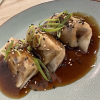 Gyoza  at Roots & Rolls in Barcelona