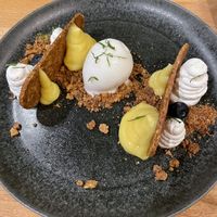 Lemon cake  at Roots & Rolls in Barcelona