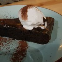 Brownie at Roots & Rolls in Barcelona