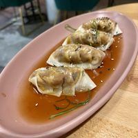 Gyoza  at Roots & Rolls in Barcelona
