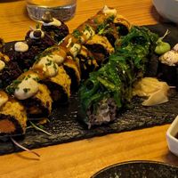 Sushi at Roots & Rolls in Barcelona