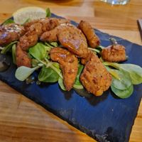 Heura karaage at Roots & Rolls in Barcelona