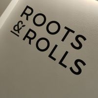 Logo at Roots & Rolls in Barcelona