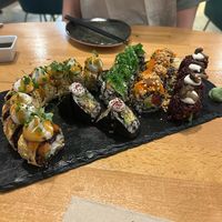 Sushi Tasting Plate  at Roots & Rolls in Barcelona