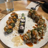 Sushi  at Roots & Rolls in Barcelona