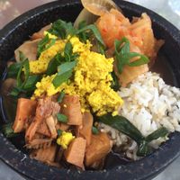 Jackfruit Bibimbap at Roots & Rolls in Barcelona