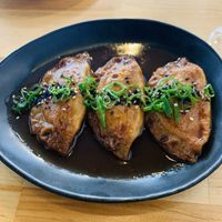 Gyozas at Roots & Rolls in Barcelona