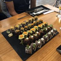 Sushi at Roots & Rolls in Barcelona
