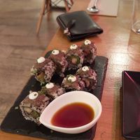 Vegan sushi! ❤️ at Roots & Rolls in Barcelona