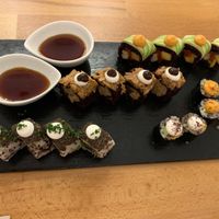 Sushi at Roots & Rolls in Barcelona