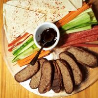 Pato vegano at Restaurante Vegano Tierra Madre in Valencia