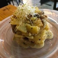 Fricasse de heura at Restaurante Vegano Tierra Madre in Valencia