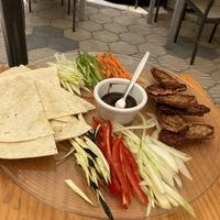 Peking duck style at Restaurante Vegano Tierra Madre in Valencia