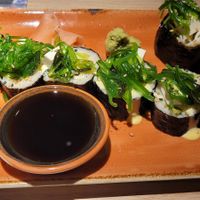 Vegetarian noodle rolls at UDON in Escaldes-engordany