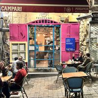   at Pergamon Restaurant in Jerusalem