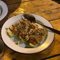 Zucchini  at Pergamon Restaurant in Jerusalem