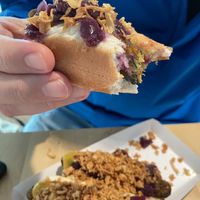 Closeup at the delicious vegan hotdog 🤤 at IKEA in Taastrup