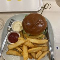 A veggie burger at IKEA in Taastrup