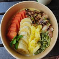 Mango smoothie at Terra in 