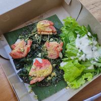 Raw pizza at Terra in 