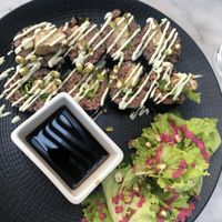 Tempeh sushi  at Terra in 