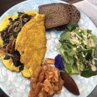 Omelet (the GF bread was useless)  at Terra in 