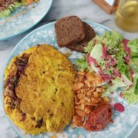 Tofu omlete, everything just tasted sweet :/ at Terra in 