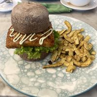 Tempeh Teriyaki Burgerr  at Terra in 