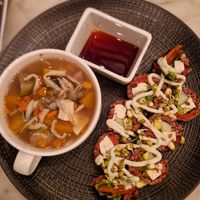 Sushi with strange rice and ramen at Terra in 