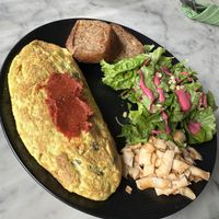 Tofu omelette   at Terra in 