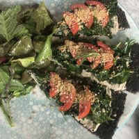 Raw pizza  at Terra in 