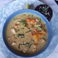 Thai green curry at Terra in 